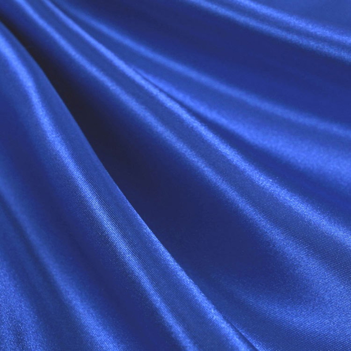 Royal Blue Premium Bridal Satin Fabric image 1 of 1