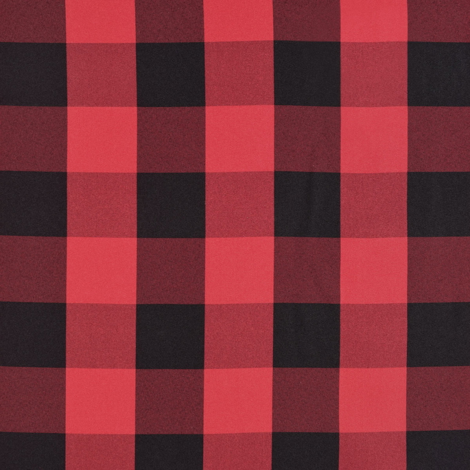 Black/Red Buffalo Check Fabric image 1 of 2