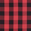 Black/Red Buffalo Check Fabric - Image 1