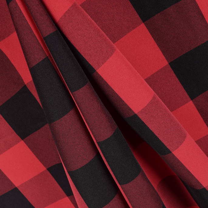 Black/Red Buffalo Check Fabric image 2 of 2