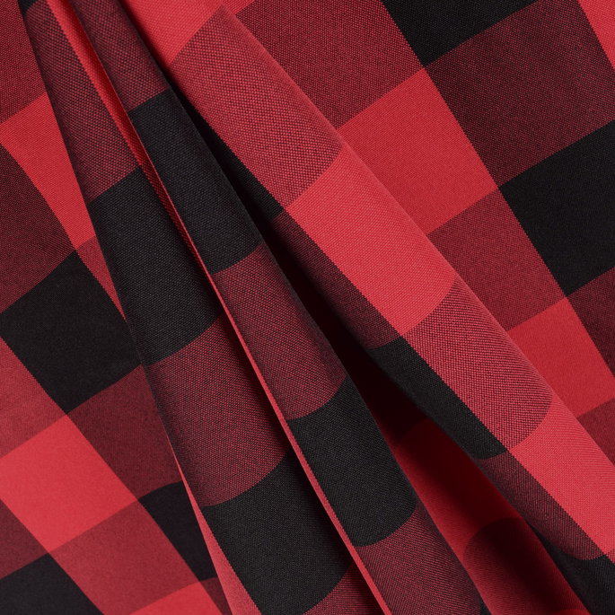 Black/Red Buffalo Check Fabric image 2 of 2