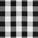 Black/White Buffalo Check Fabric