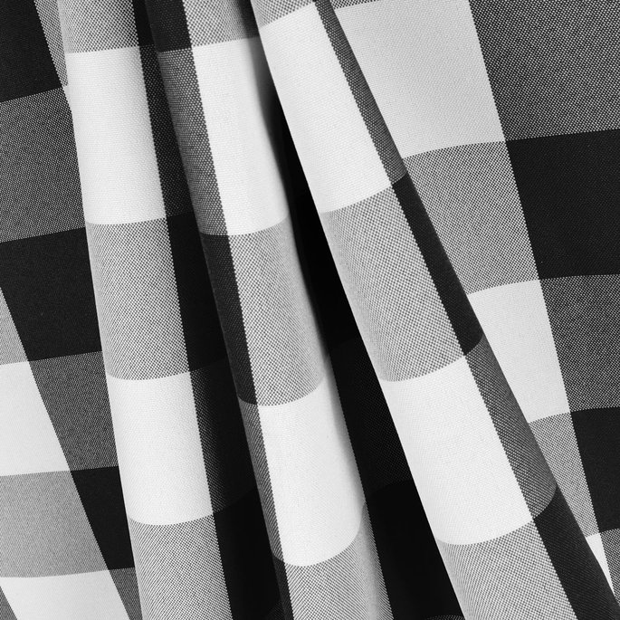 Black/White Buffalo Check Fabric image 2 of 2