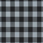 Premier Prints Buffalo Check Ash Black Fabric