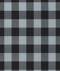 Premier Prints Buffalo Check Ash Black Fabric