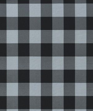 Premier Prints Buffalo Check Ash Black Fabric