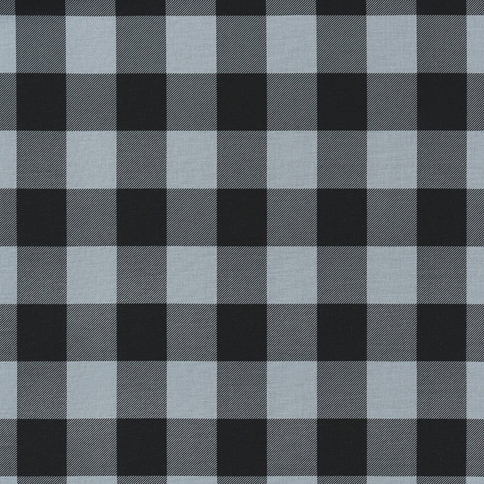 Premier Prints Buffalo Check Ash Black Fabric image 1 of 2
