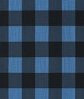 Premier Prints Buffalo Check Chill Black Slub Canvas Fabric
