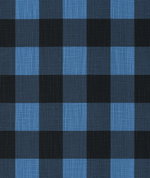 Premier Prints Buffalo Check Chill Black Slub Canvas