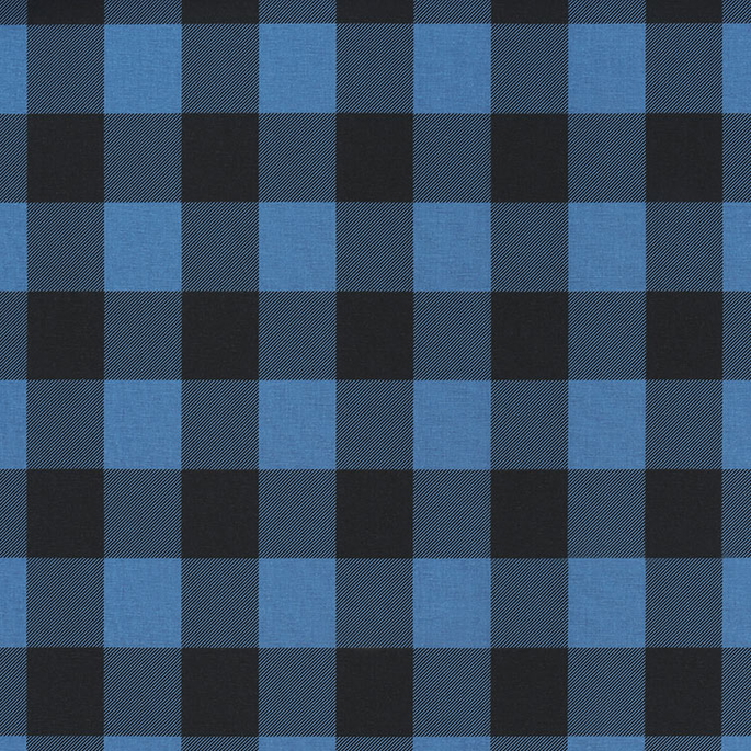 Premier Prints Buffalo Check Chill Black Fabric image 1 of 2