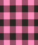Premier Prints Buffalo Check Polish Pink Black Canvas Fabric