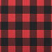 Premier Prints Buffalo Check Red Black Slub Canvas Fabric