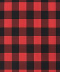 Premier Prints Buffalo Check Red Black Fabric