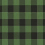 Premier Prints Buffalo Check Valley Green Black Canvas Fabric
