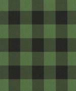 Premier Prints Buffalo Check Valley Green Black Canvas