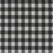 Premier Prints Buffalo Plaid Ash Black Canvas Fabric