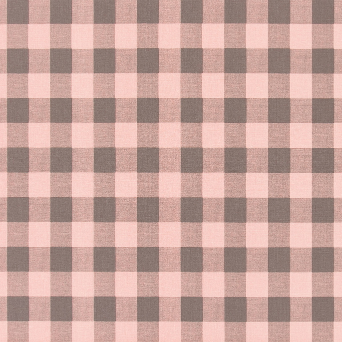 Premier Prints Buffalo Plaid Blush Grey Canvas Fabric image 1 of 1