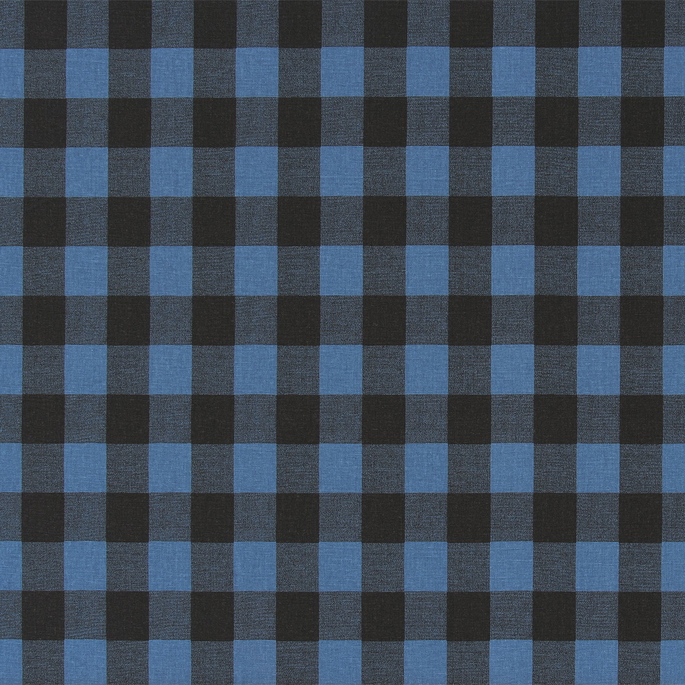 Premier Prints Buffalo Plaid Chill Black Canvas Fabric image 1 of 1