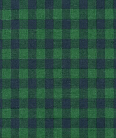 Plaid and Check Green Fabric by the Yard