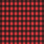 Premier Prints Buffalo Plaid Red Black Cotton Fabric
