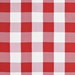 Red/White Buffalo Check Fabric