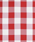 Red/White Buffalo Check Fabric
