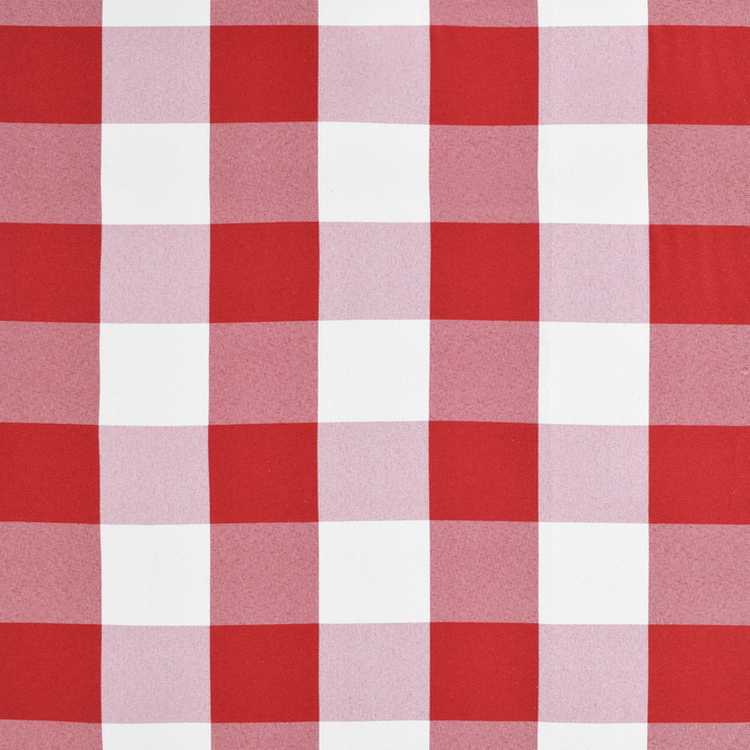 Red/White Buffalo Check Fabric image 1 of 2