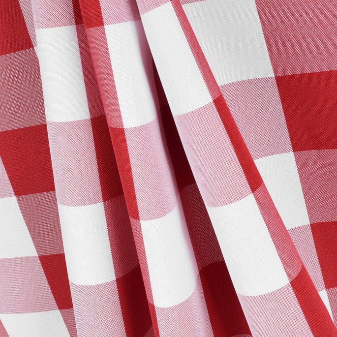 Red/White Buffalo Check Fabric image 2 of 2
