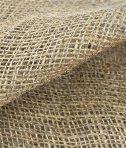 Jute Fabric by the Yard, Natural Sackcloth, Organic Jute Sheet