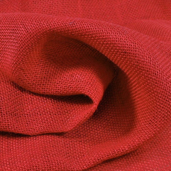 Barn Red Burlap Fabric image 2 of 2