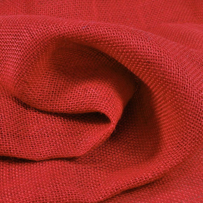 Barn Red Burlap Fabric image 2 of 2