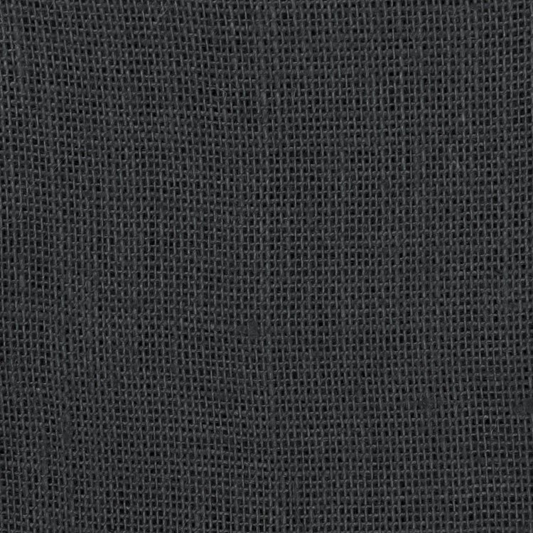 Black Burlap Fabric