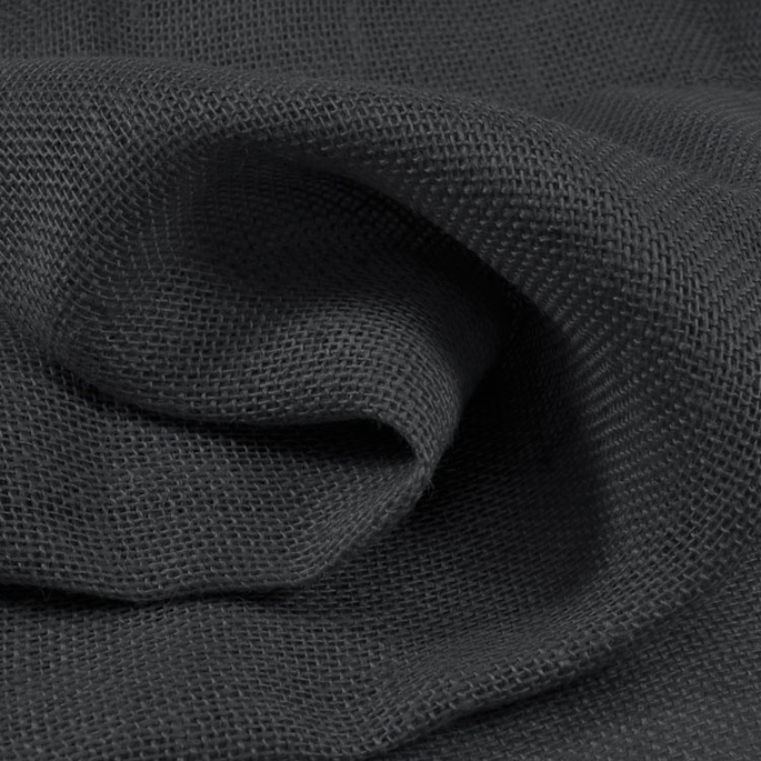 Black Burlap Fabric image 2 of 2