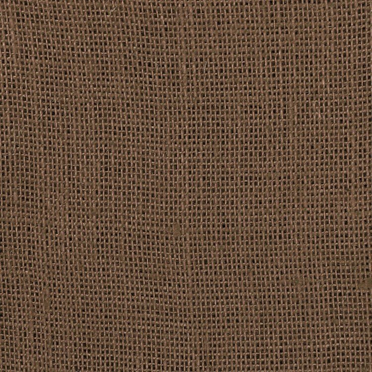 Dark Brown Burlap Fabric