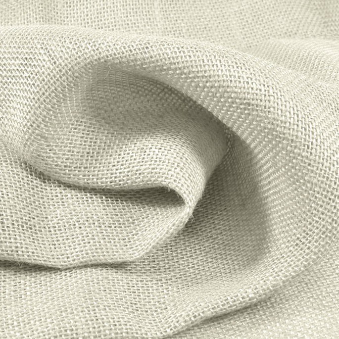 Oyster White Burlap Fabric image 2 of 2