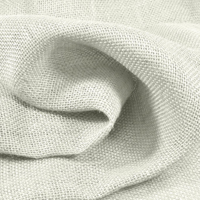 White Burlap Fabric image 2 of 2