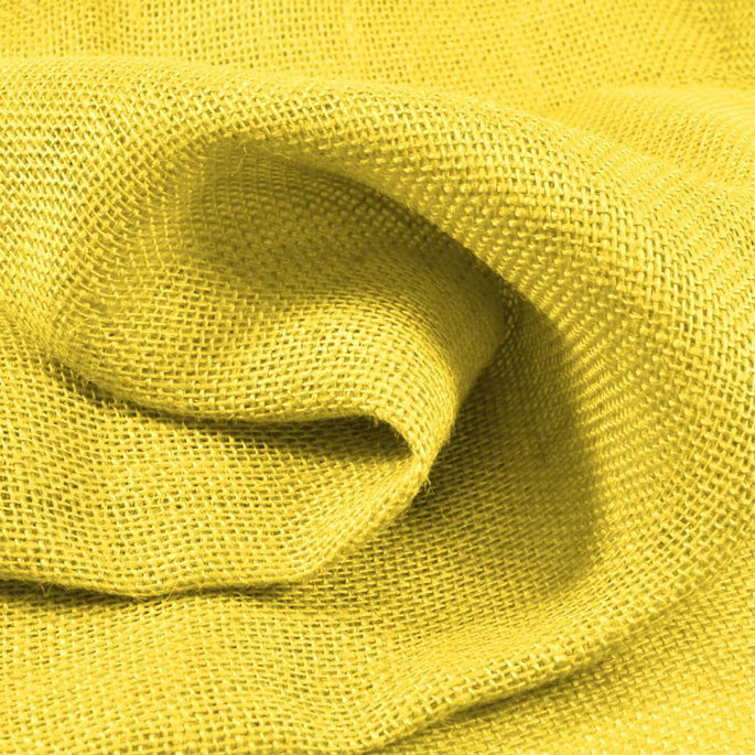 Yellow Burlap Fabric image 2 of 2