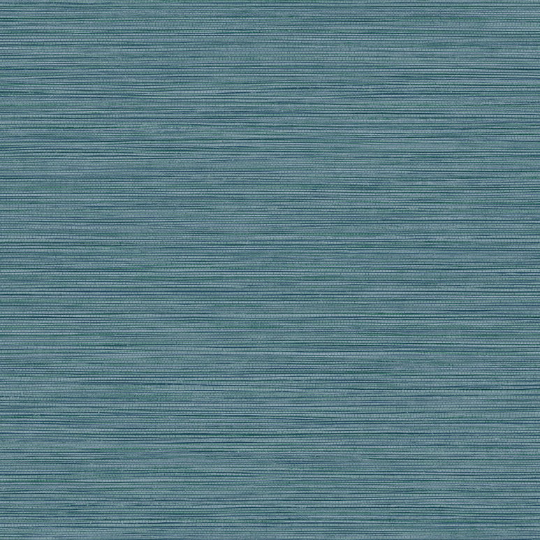Seabrook Designs Grasslands Ocean Blue Wallpaper
