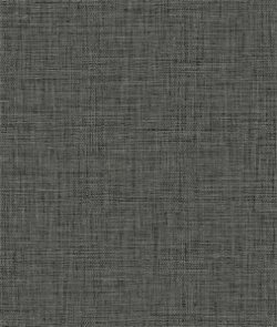 Seabrook Designs Easy Linen Charcoal Wallpaper