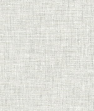 Seabrook Designs Easy Linen Heather Gray Wallpaper