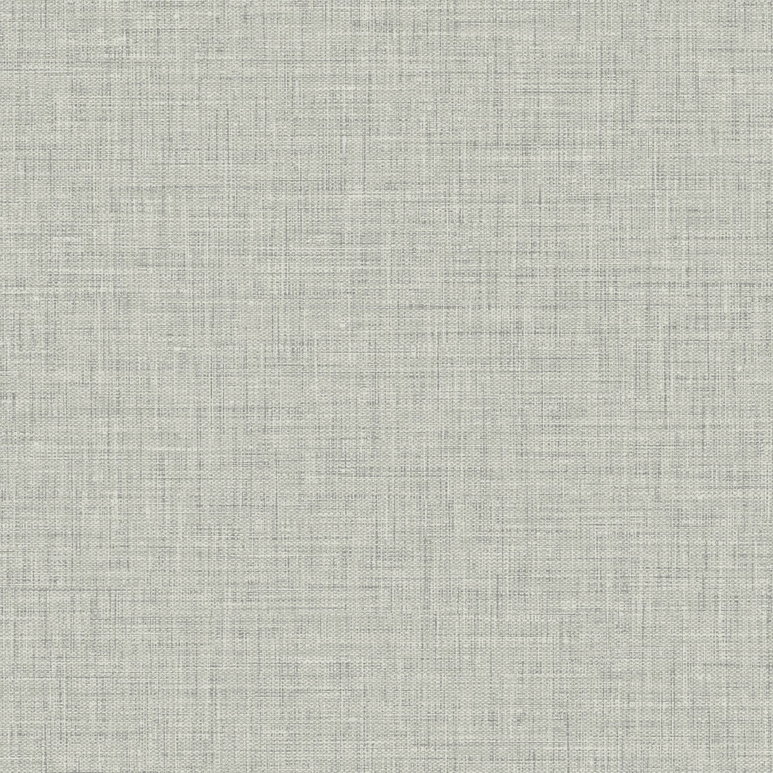 Seabrook Designs Easy Linen Fog Gray Wallpaper