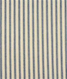 47" ACA Blue Ticking Fabric