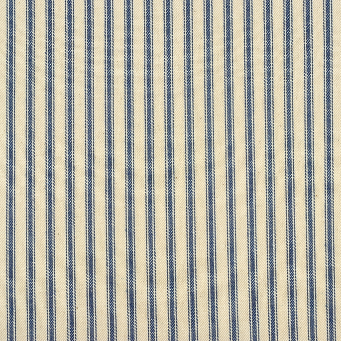 45" ACA Blue Ticking Fabric image 1 of 2