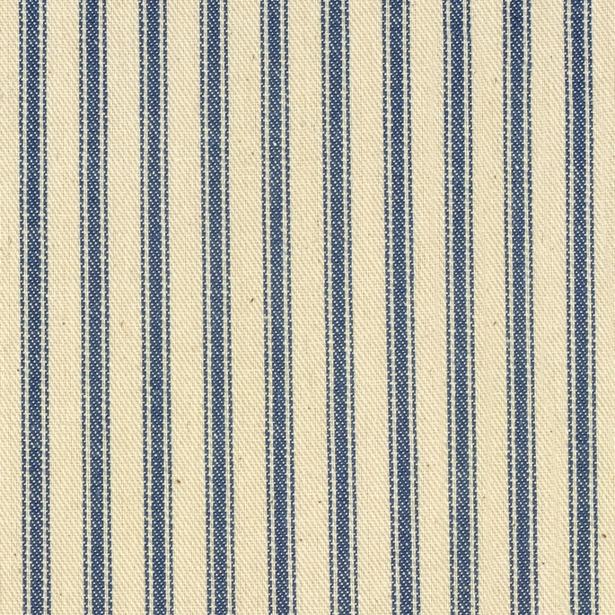 45" ACA Blue Ticking Fabric image 2 of 2