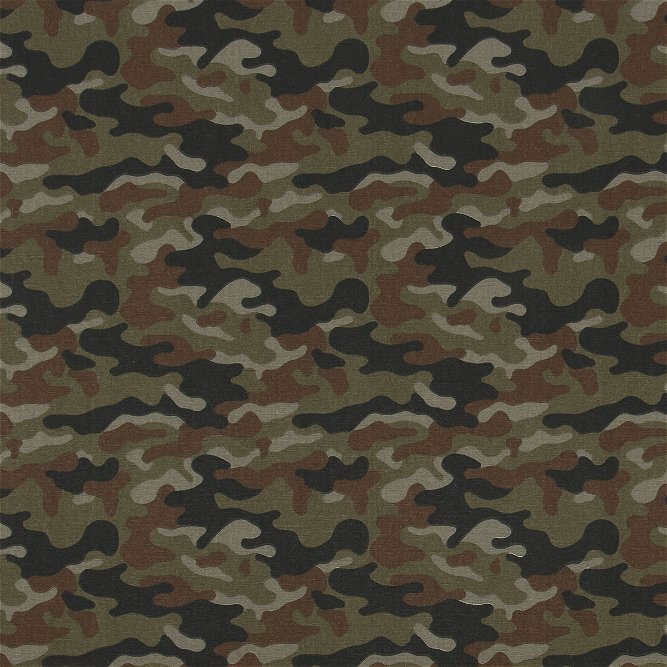 Premier Prints Camouflage Grass Macon Fabric