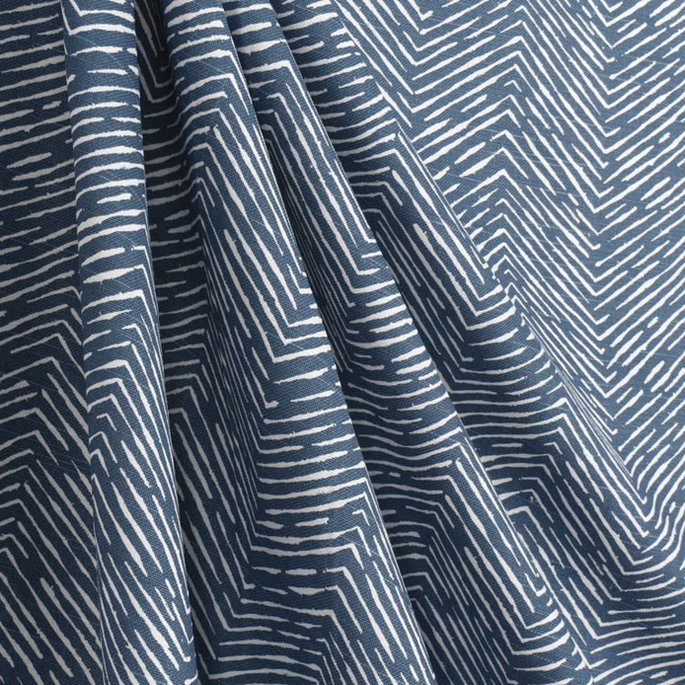 Premier Prints Cameron Premier Navy Slub Fabric image 3 of 3