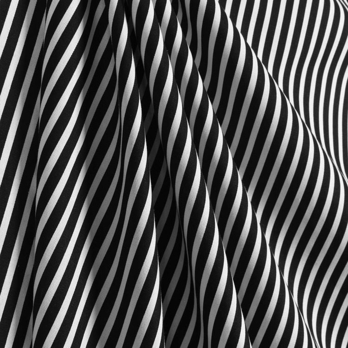 Premier Prints Carrie Black/White Canvas Fabric image 4 of 5