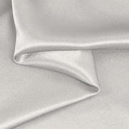 Silver Crepe Back Satin Fabric