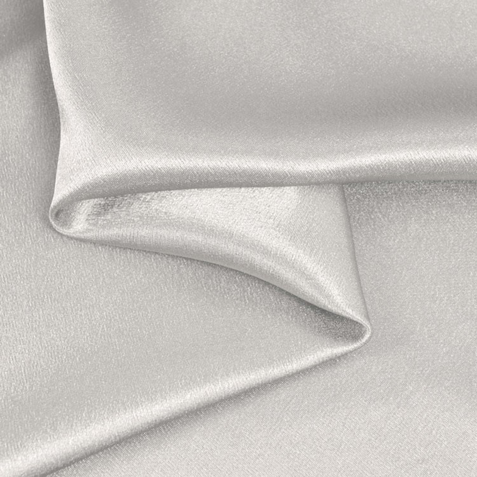 Silver Crepe Back Satin Fabric image 1 of 1