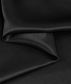 黑色绉背缎面织物